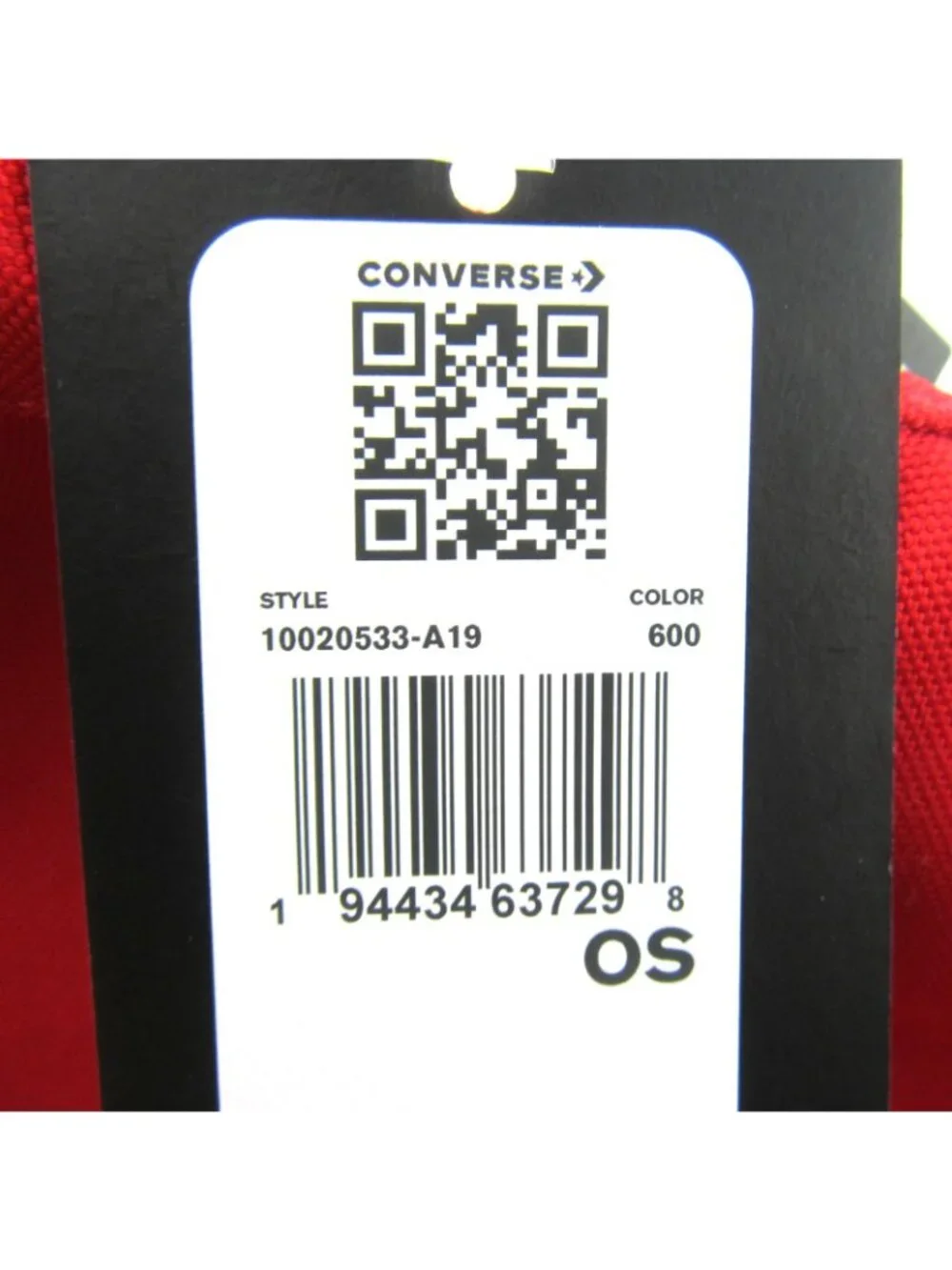 Converse Go 2 Red Backpack (24L) Laptop School Travel Bag NEW